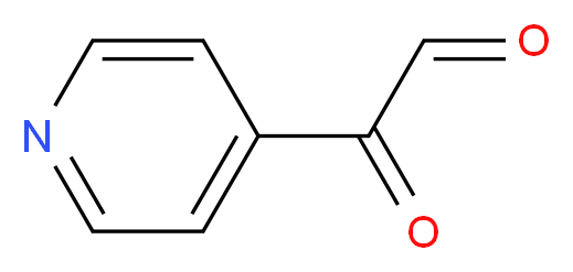 2-oxo-2-(pyridin-4-yl)acetaldehyde_分子结构_CAS_54014-98-1