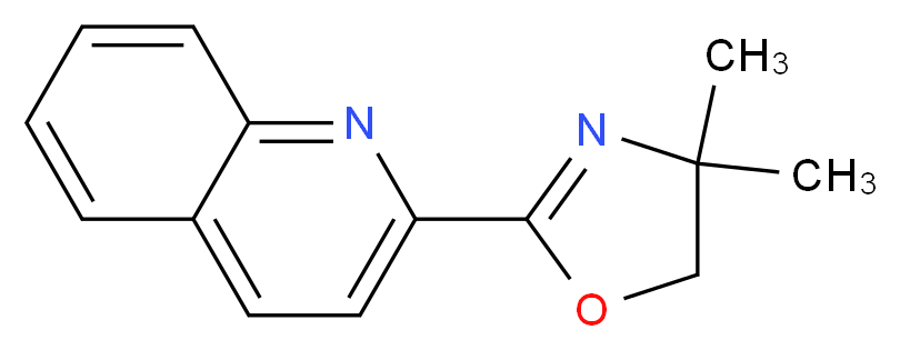 2-(4,4-Dimethyl-4,5-dihydro-2-oxazolyl)quinoline_分子结构_CAS_109660-13-1)