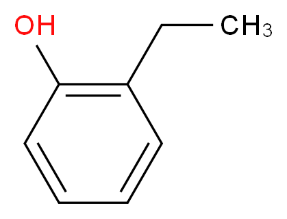 2-Ethylphenol_分子结构_CAS_90-00-6)