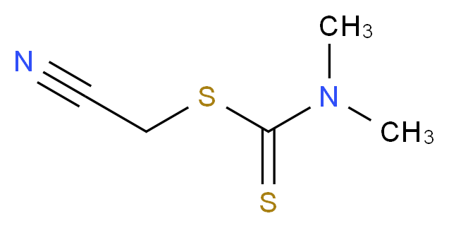 2-[(dimethylcarbamothioyl)sulfanyl]acetonitrile_分子结构_CAS_61540-35-0)