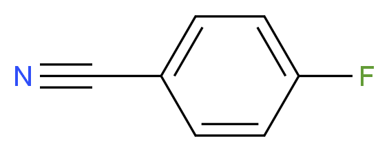 4-fluorobenzonitrile_分子结构_CAS_1194-02-1