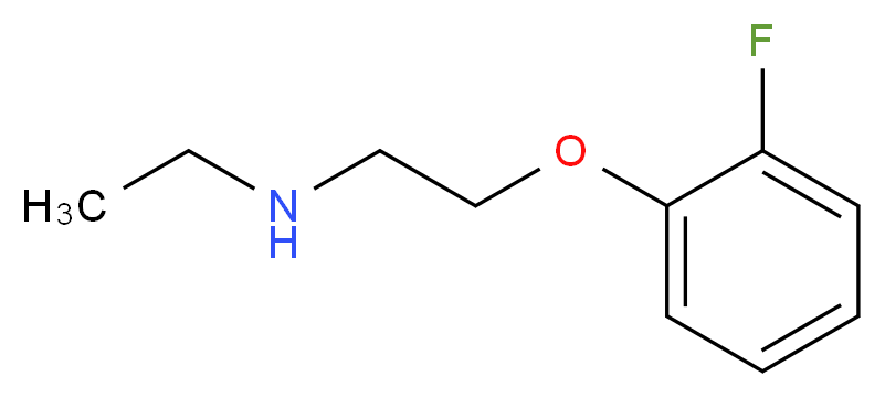 ethyl[2-(2-fluorophenoxy)ethyl]amine_分子结构_CAS_915920-96-6