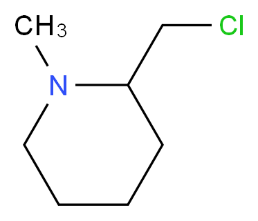 N-Methyl-2-piperidinemethyl Chloride_分子结构_CAS_49665-74-9)