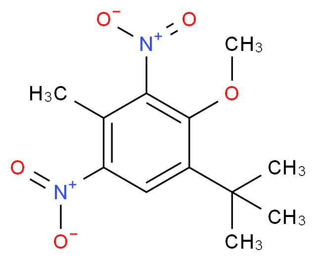 1-(tert-butyl)-2-methoxy-4-methyl-3,5-dinitrobenzene_分子结构_CAS_)