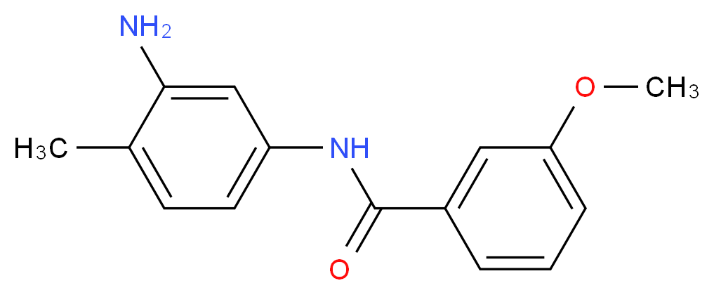 N-(3-Amino-4-methylphenyl)-3-methoxybenzamide_分子结构_CAS_)