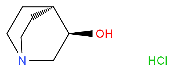 (R)-(-)-3-奎宁醇 盐酸盐_分子结构_CAS_42437-96-7)