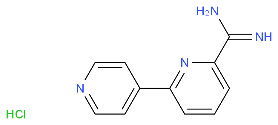 [2,4'-Bipyridine]-6-carboxiMidaMide hydrochloride_分子结构_CAS_1179359-76-2)