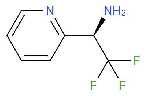 (1R)-2,2,2-TRIFLUORO-1-(2-PYRIDYL)ETHYLAMINE_分子结构_CAS_1228565-87-4)