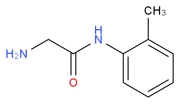 2-amino-N-(2-methylphenyl)acetamide_分子结构_CAS_145133-90-0