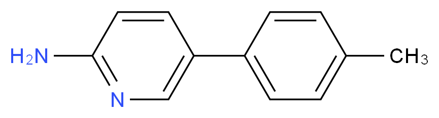 5-(4-methylphenyl)pyridin-2-amine_分子结构_CAS_503536-74-1