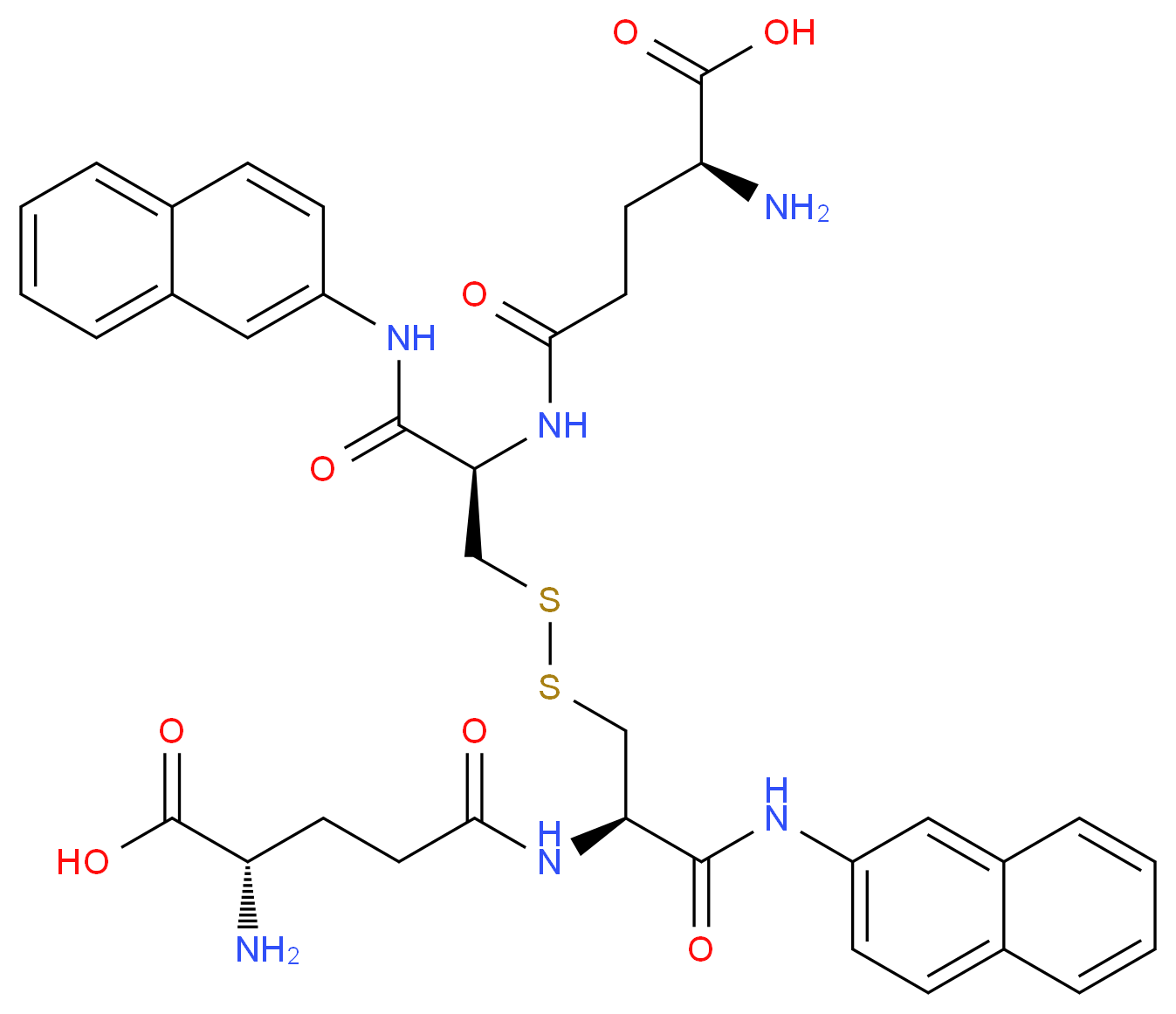 γ-Glu-Cys-β-naphthylamide, oxidized_分子结构_CAS_165174-63-0)