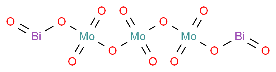 钼酸铋(III)_分子结构_CAS_13595-85-2)