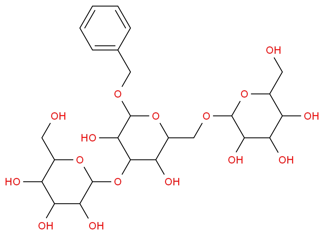 Benzyl 3,6-di-O-(α-D-mannopyranosyl)-α-D-mannopyranoside_分子结构_CAS_149022-23-1)