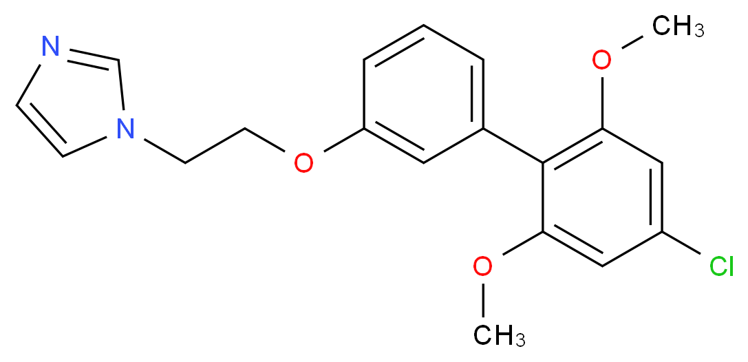 1-{2-[(4'-chloro-2',6'-dimethoxybiphenyl-3-yl)oxy]ethyl}-1H-imidazole_分子结构_CAS_)