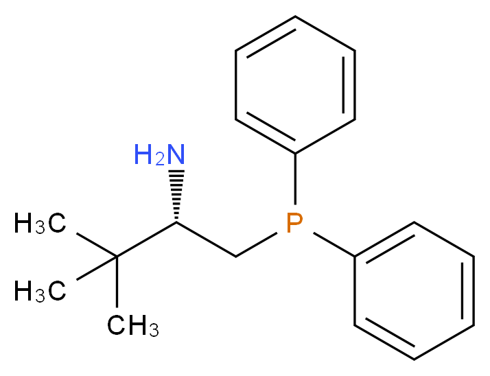 [(2S)-2-amino-3,3-dimethylbutyl]diphenylphosphane_分子结构_CAS_286454-86-2