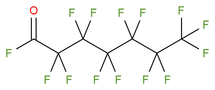 Perfluoroheptanoyl fluoride_分子结构_CAS_375-84-8)