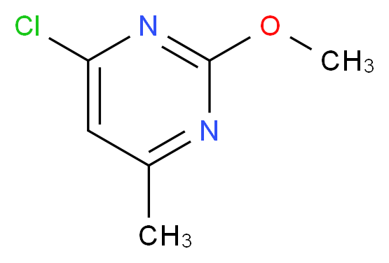4-chloro-2-methoxy-6-methylpyrimidine_分子结构_CAS_)