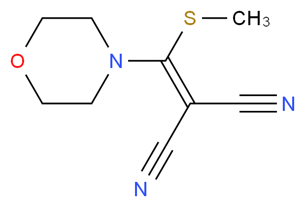 [(methylthio)(morpholin-4-yl)methylene]malononitrile_分子结构_CAS_55883-90-4)