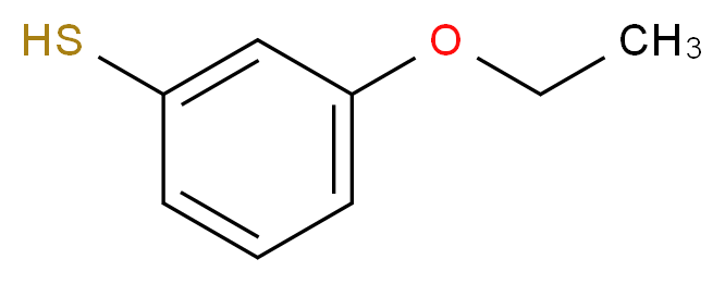 3-乙氧基苯硫酚_分子结构_CAS_86704-82-7)