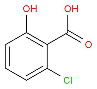 2-Chloro-6-hydroxybenzoic acid_分子结构_CAS_56961-31-0)