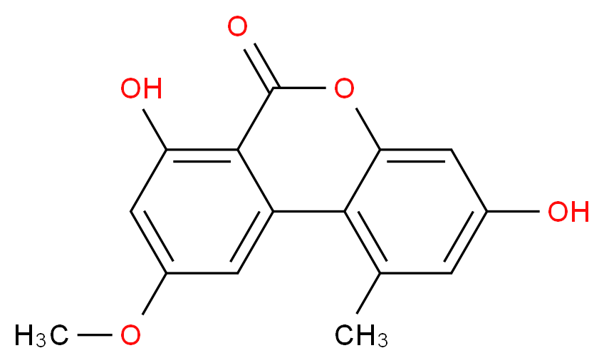 Alternariol monomethyl ether from Alternaria alternata (tenuis)_分子结构_CAS_26894-49-5)