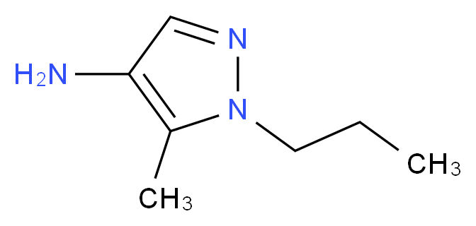 5-methyl-1-propyl-1H-pyrazol-4-amine_分子结构_CAS_)