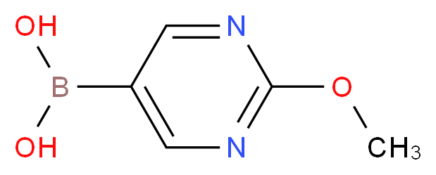 2-Methoxypyrimidine-5-boronic acid_分子结构_CAS_628692-15-9)