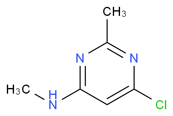 6-chloro-N,2-dimethylpyrimidin-4-amine_分子结构_CAS_)