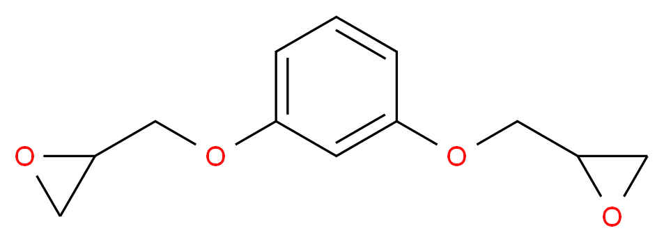 间苯二酚二缩水甘油醚_分子结构_CAS_101-90-6)