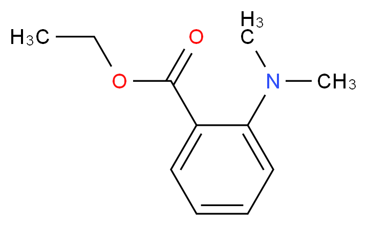 2-DiMethylaMinobenzoic acid ethyl ester_分子结构_CAS_55426-74-9)