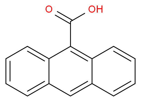  anthracene-9-carboxylic acid_分子结构_CAS_723-62-6)