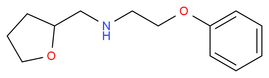 (oxolan-2-ylmethyl)(2-phenoxyethyl)amine_分子结构_CAS_356532-62-2