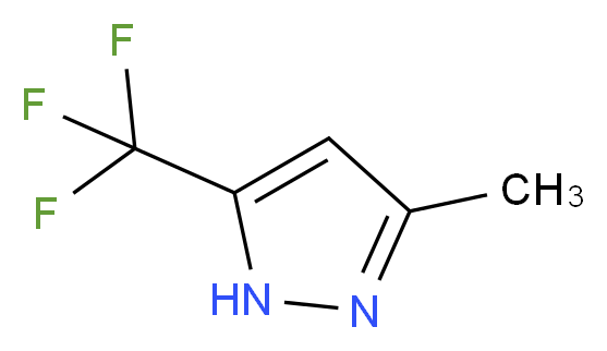 3-Methyl-5-(trifluoromethyl)pyrazole_分子结构_CAS_10010-93-2)