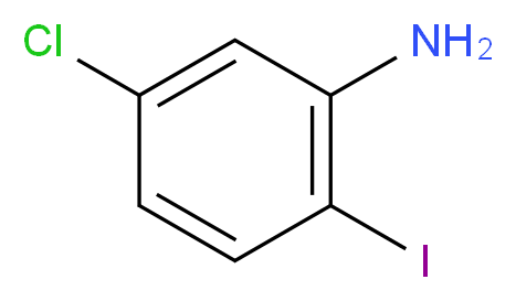 5-chloro-2-iodoaniline_分子结构_CAS_6828-35-9