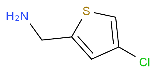 (4-chlorothiophen-2-yl)methanamine_分子结构_CAS_214759-19-0