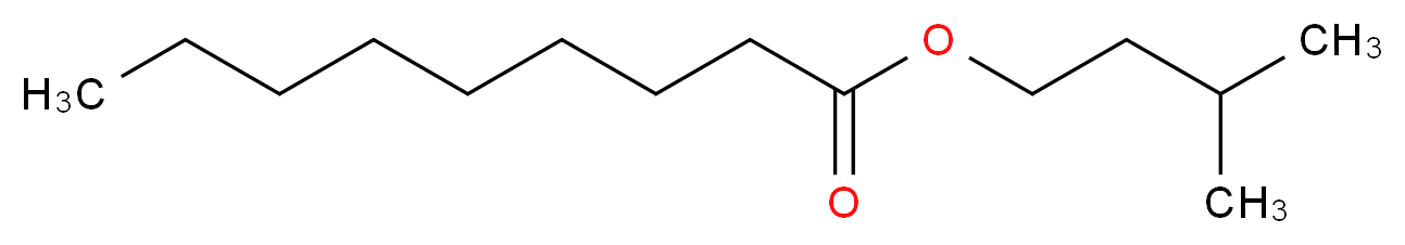 3-methylbutyl nonanoate_分子结构_CAS_7779-70-6
