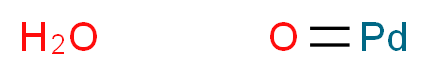 氧化钯(II) 水合物_分子结构_CAS_64109-12-2)