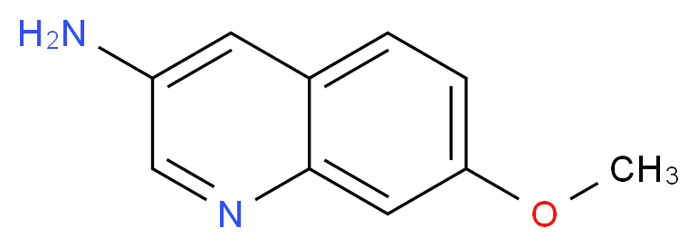 7-methoxyquinolin-3-amine_分子结构_CAS_87199-83-5
