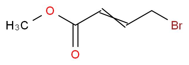 methyl 4-bromobut-2-enoate_分子结构_CAS_6000-00-6