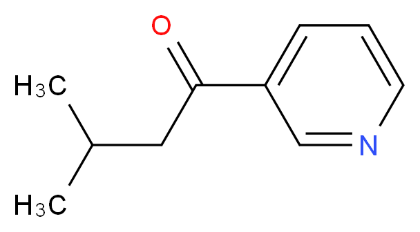 3-methyl-1-(pyridin-3-yl)butan-1-one_分子结构_CAS_82465-52-9