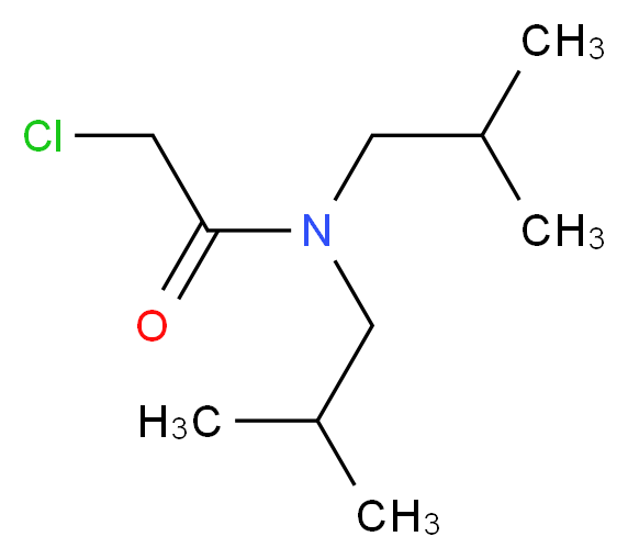 2-chloro-N,N-diisobutylacetamide_分子结构_CAS_5326-82-9)