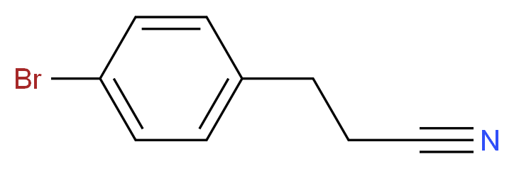 3-(4-bromophenyl)propanenitrile_分子结构_CAS_57775-08-3