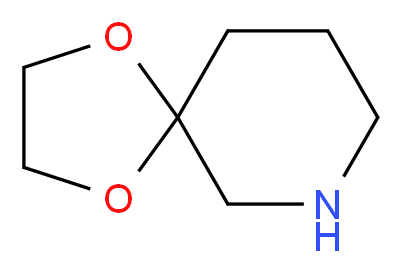 1,4-dioxa-7-azaspiro[4.5]decane_分子结构_CAS_)