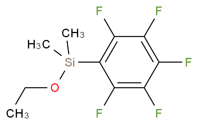 Pentafluorophenylethoxydimethylsilane_分子结构_CAS_71338-73-3)