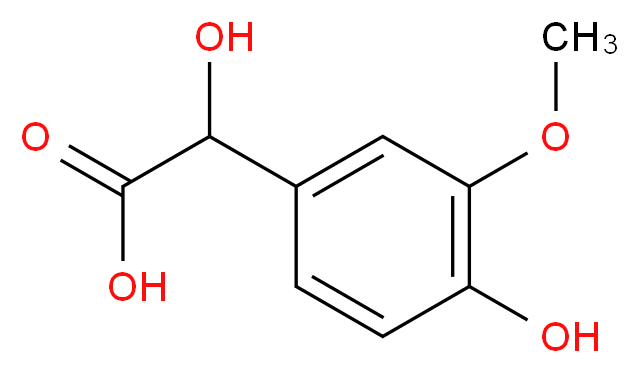 Vanillylmandelic acid_分子结构_CAS_55-10-7)