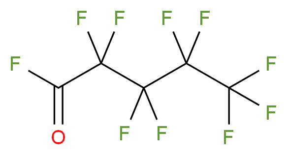 nonafluoropentanoyl fluoride_分子结构_CAS_375-62-2