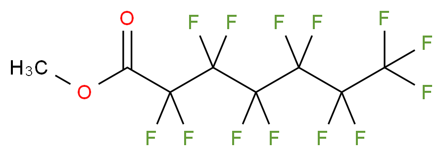 Methyl perfluoroheptanoate 98%_分子结构_CAS_14312-89-1)