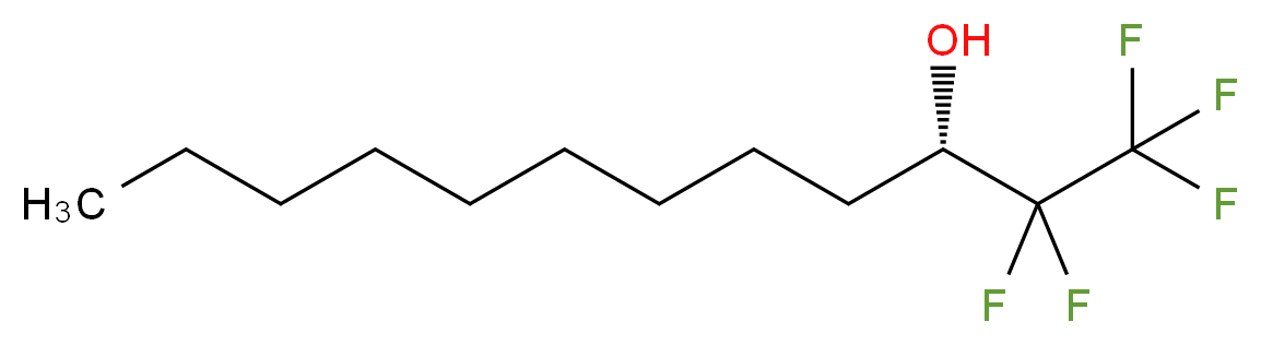 (S)-(-)-1,1,1,2,2-五氟十二烷基-3-醇_分子结构_CAS_307531-78-8)