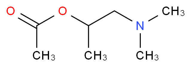 1-(dimethylamino)propan-2-yl acetate_分子结构_CAS_32188-28-6