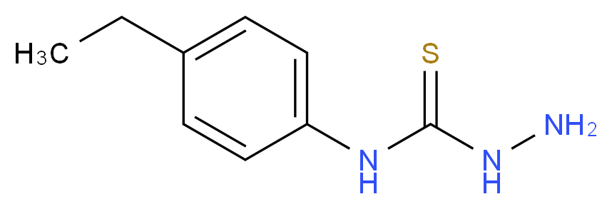 3-amino-1-(4-ethylphenyl)thiourea_分子结构_CAS_93693-01-7